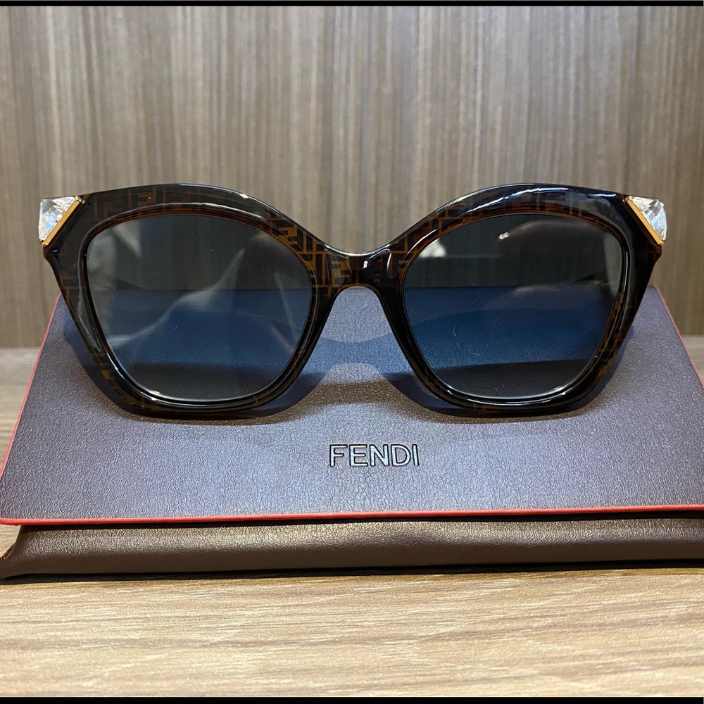 FENDI Jeweled Cat Eye Sunglasses